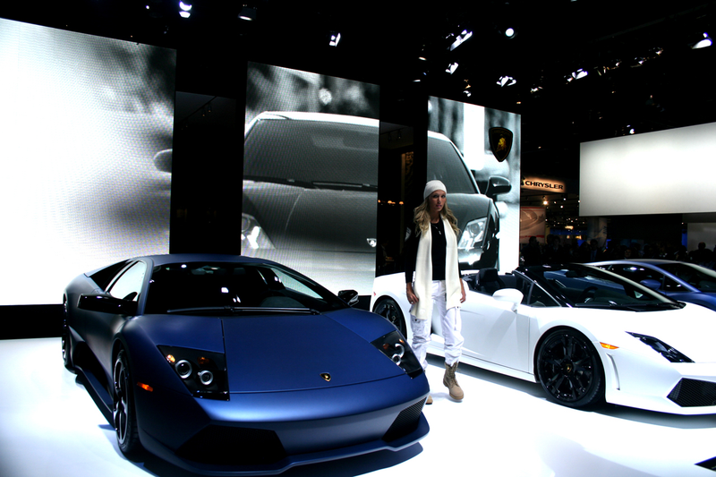 Illustration for article titled Lamborghini Holds Euro-Trash Fashion Show